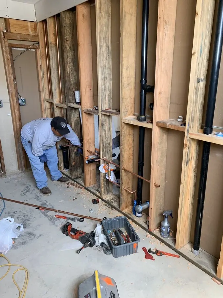 Commercial rough-in plumbing for Water Heater Replacement in Millville